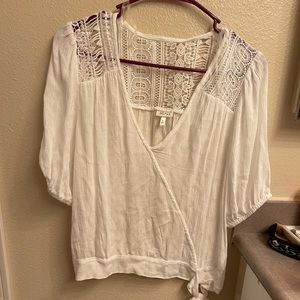 White boho style top